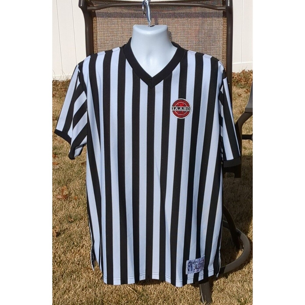 IAABO Basketball Jersey Referee Shirt Honig Whistle Stop Men Size XXL Vintage